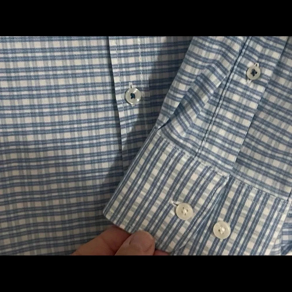 Catham Road Collared Shirt NWT Button-Down Checkerboard Long Sleeve MEN'S SMALL - Picture 10 of 14